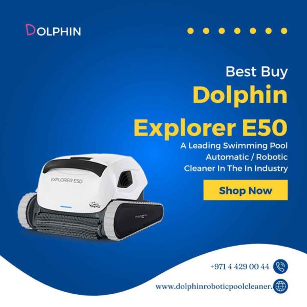 Dolphin E50 Robotic Pool Cleaner
