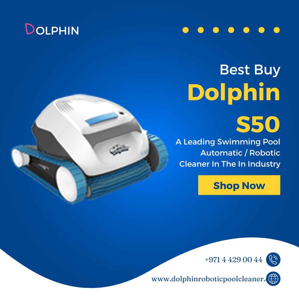Dolphin S50 Pool Cleaner Sparkling Clean in Minutes!